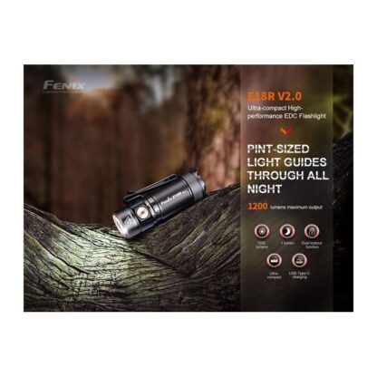 Linterna FENIX E18R V2 0 1200Lm