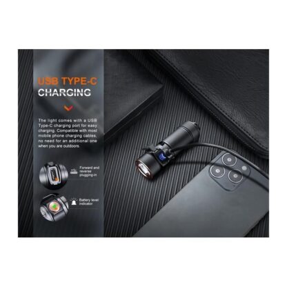 Linterna FENIX E18R V2 0 1200Lm