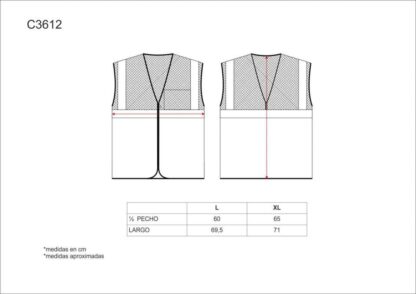 Chaleco de rejilla de alta visibilidad con cintas