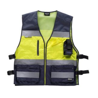 Chaleco multibolsillos Bicolor WT alta visibilidad