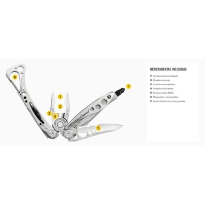 Multiherramienta LEATHERMAN SKEKETOOL acero
