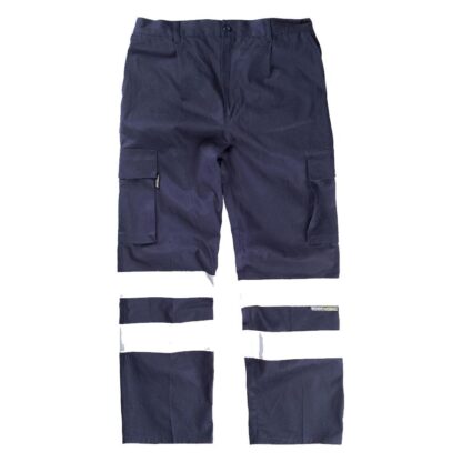 Pantalón WT multibolsillo con 2 banda reflectantes
