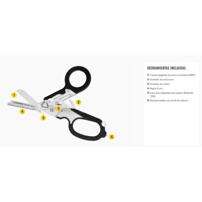 Tijeras trauma multiuso LEATHERMAN Raptor Coyote