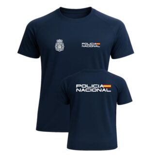 Camiseta técnica POLICÍA NACIONAL azul