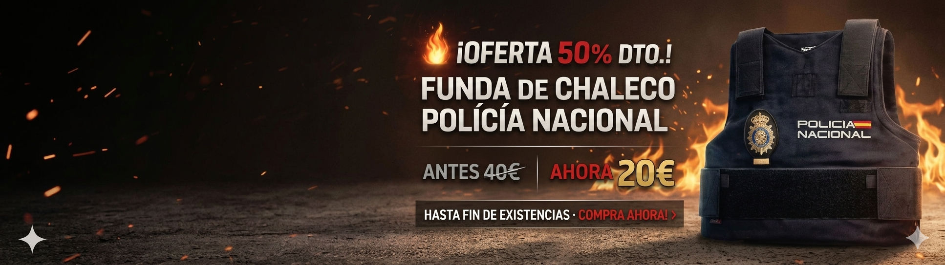 Funda Chaleco Policia Nacional