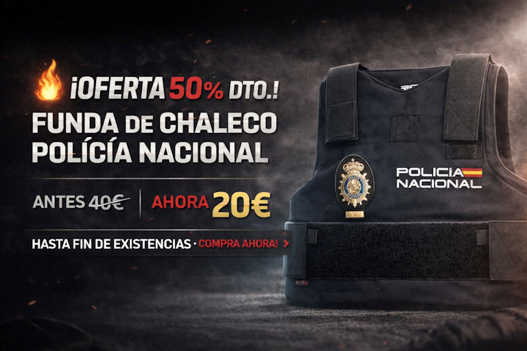 Funda chaleco Policia Nacional