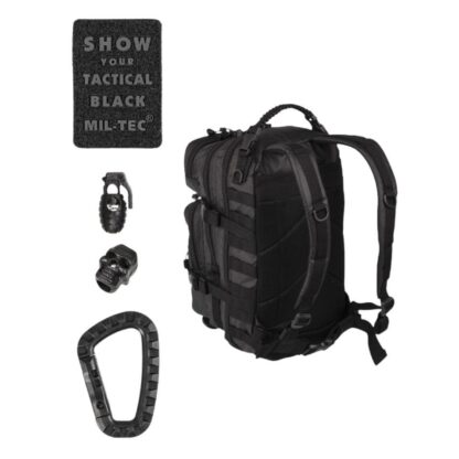 Mochila Tactical Black MILTEC molle 20 Litros