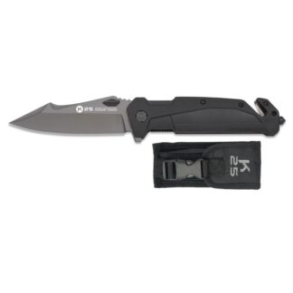 Navaja K25 goma titanium coated Hoja 9 cm