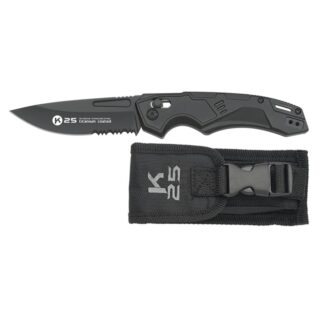 Navaja K25 negro titanium coated Hoja 8 80 cm