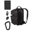 Mochila táctica MILTEC molle 36 L Tactical black