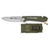 Navaja Táctica K25 G10 Verde cnc  seguridad
