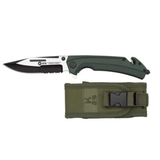Navaja Táctica K25 G10 Verde hoja 9cm