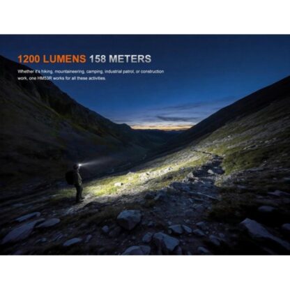 Linterna FENIX Frontal HM53R - 1200 lúmenes