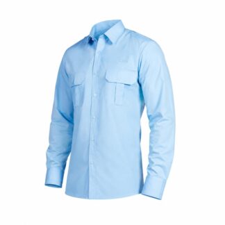 Camisa de protocolo celeste de manga larga PL