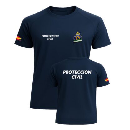 Camiseta PROTECCIÓN CIVIL azul