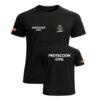 Camiseta PROTECCIÓN CIVIL negra