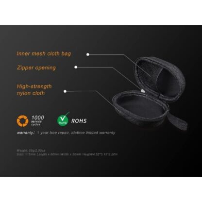 Funda Fenix para guardar frontales y pilas