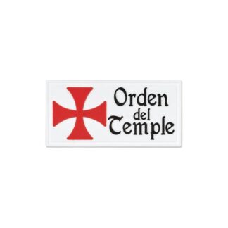 Parche Orden del Temple 6x3 cm con Velcro