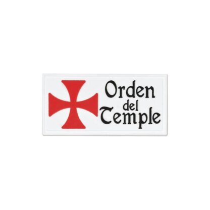 Parche Orden del Temple 6x3 cm con Velcro
