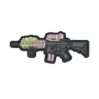 Parche de Arma Táctico PVC con Velcro 10 x 4