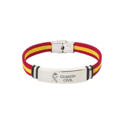 Pulsera España acero Guardia Civil de broche