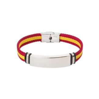 Pulsera España acero de broche