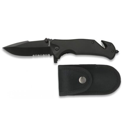 Navaja Albainox negra Hoja 8cm