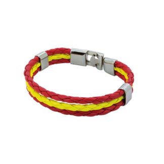 Pulsera Trenzada España con Cierre de Acero