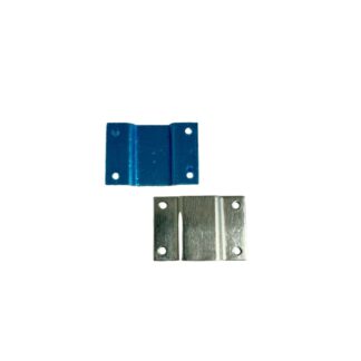 Chapa aluminio de fijación para placa 