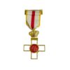 Medalla Cruz del Mérito Militar con dtvo amarillo