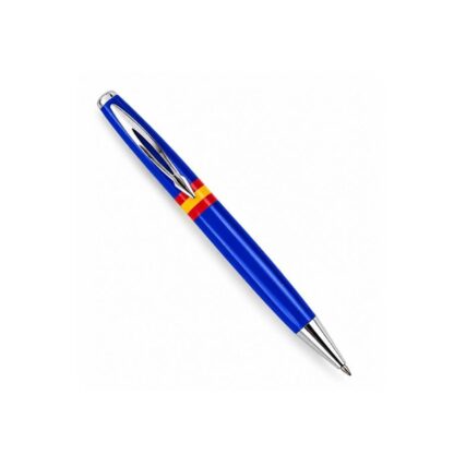 Bolígrafo azul con bandera de España