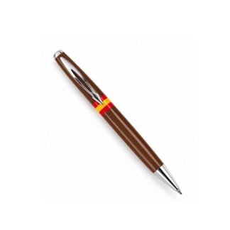 Bolígrafo marrón con bandera de España
