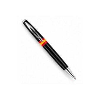Bolígrafo negro con bandera de España