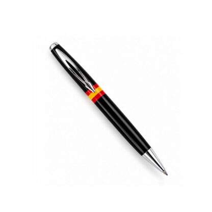 Bolígrafo negro con bandera de España