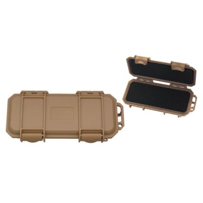 Caja ABS estanca táctica TAN 17 5 x 8 5 cm