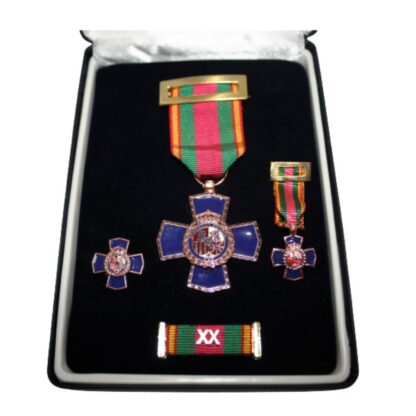 Conjunto Medalla dedicación Policial XX Años