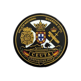 Parche Ceuta PVC Policía Nacional y Guardia Civil